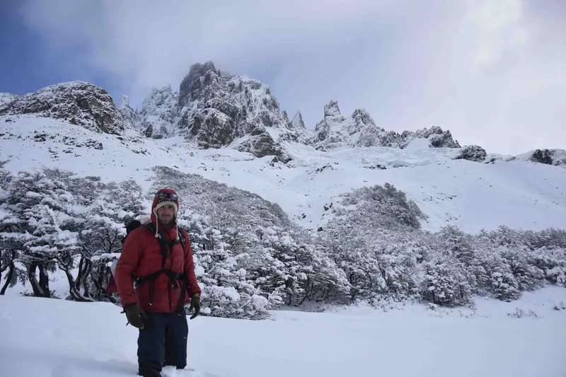 Romain, fondateur de Fitbask, en montagne